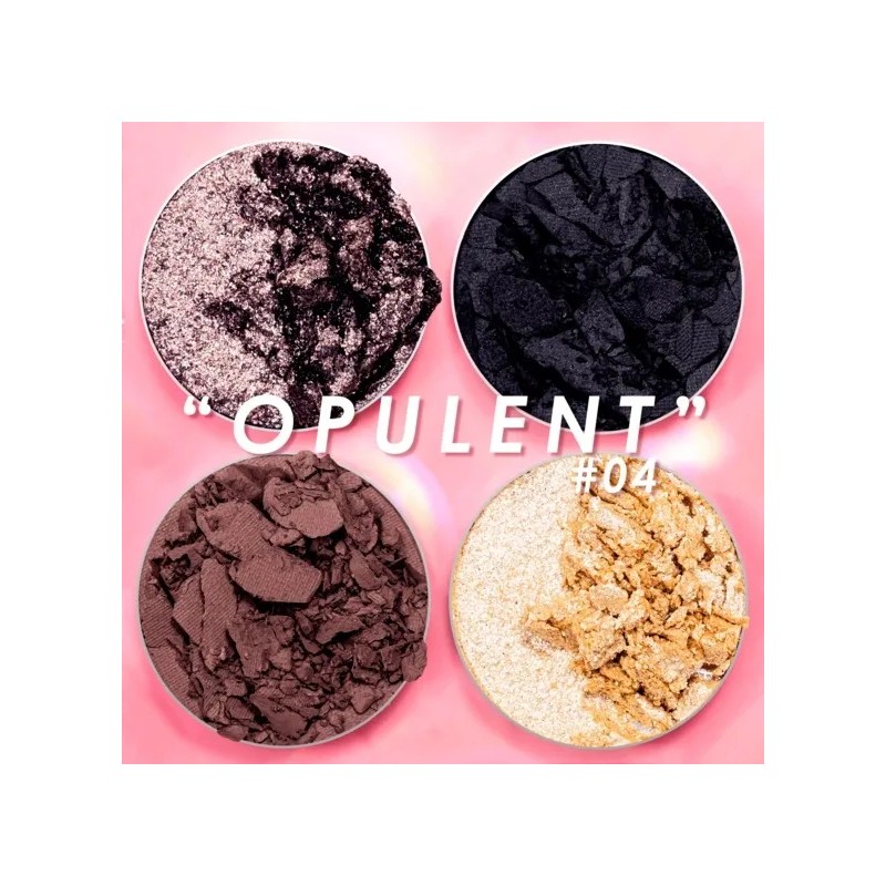 Cuarteto De Sombras Para Ojos Paleta Intensity Glam Pink Up