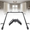 Nicecho U Shape Heavy Duty Curved Curtain Rods adjust to