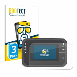 BROTECT Protective Glass for Honda CB650R TFT Display (Pack of 3) Protective Film Tempered Glass [Extremely Scratch-Resistant 9H, Anti-Fingerprint, Ultra Transparent]