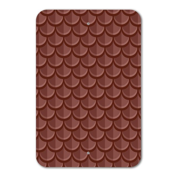 GRAPHICS & MORE Dragon Scales Pattern Home Business Office Sign