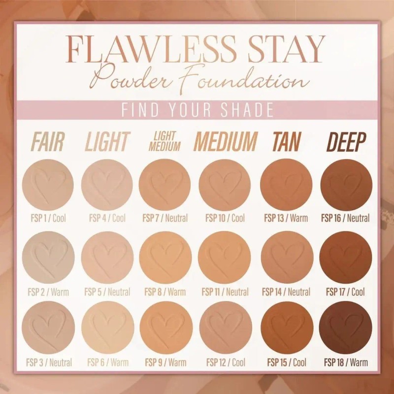 Beauty Creations - Flawless Stay Base En Polvo Compacto