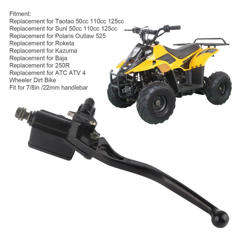 Naroote Right Brake Master Cylinder Brake Lever, Master Cylinder Assembly