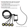 12V 6W 4in1 LED Eagle Eye Emergency Strobe Lamp Wireless