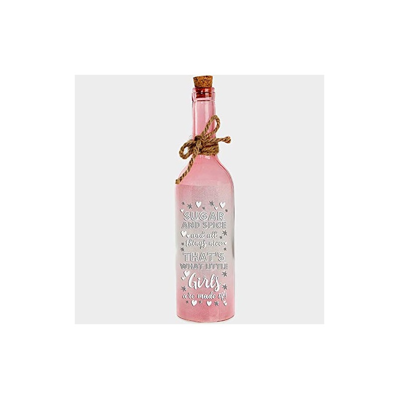 Sugar and Spice Girl LED Bottle Light