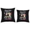 Quilting Sewing Quilt Shop Throw Pillow