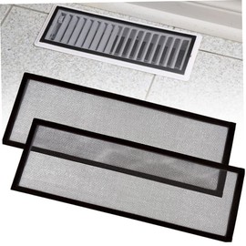 Operitacx 4 Stück Magnetstaubdestelles Netz Bodenlüftungsnetz Entlüftungsabdeckungen Weiß Luftentlüftungsabdeckung Lüftungsabdeckung aus magnetischem Netz Magnet netz Black