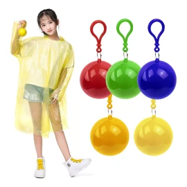 Importeek 5pz Capa Impermeable Lluvia Bolsillo Portatil Llavero