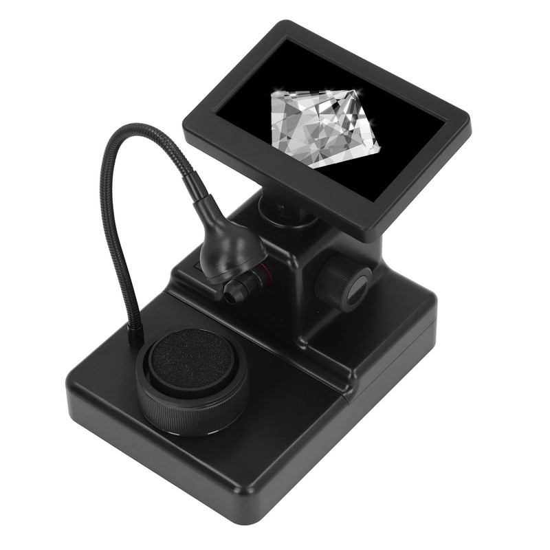 Diamond Waist Code Microscope 1000X Magnification 4.3 Inch LCD Screen