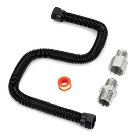 Stanbroil 3/4" x 24" Non-Whistle Flexible Flex Gas Line for Natural Gas or Liquid Propane Fire Pit and Fireplace
