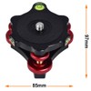 MiniGlypture LP-64 Precision Leveling Base Tripod Head Plate with 3/8