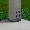 Simpson Strong-Tie APVB88 Outdoor Accents Avant Collection ZMAX, Black Powder-Coated
