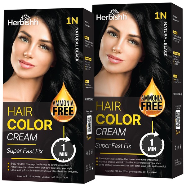 Rapid Infusion Hair Color Cream, Permanent Hair Dye in One