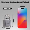 2 Pack disecu Heavy Duty 4 Digit Combination Lock, One