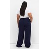 City Chic Women's Plus Size Pant-Lilia, Navy/White Stripe, 18