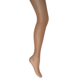 Mysasi Women's Fishnet Tights Size. XXL. Natural Tan.