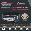 Advanced Weightlifting Belt with Ultra-Fast Locking Lever Buckle,10 MM for