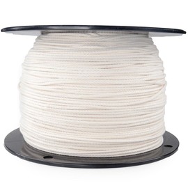 Rope & Cord Diamond Braid Cotton Awning Cord – 1/8" Super Soft Cotton Rope – Perfect for Tents, Awnings, Flagpoles, and More!