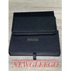 New Greigo Men's Long Wallet, Cowhide Leather, YKK Zipper, black