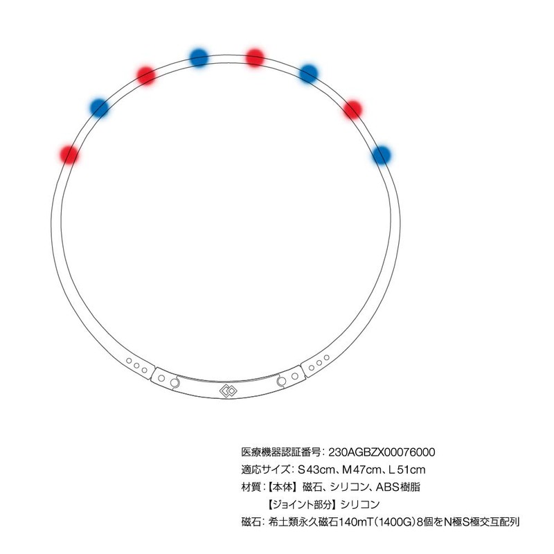 Colantotte ABAPS37S Wackle Neck SPORT Black x Gray