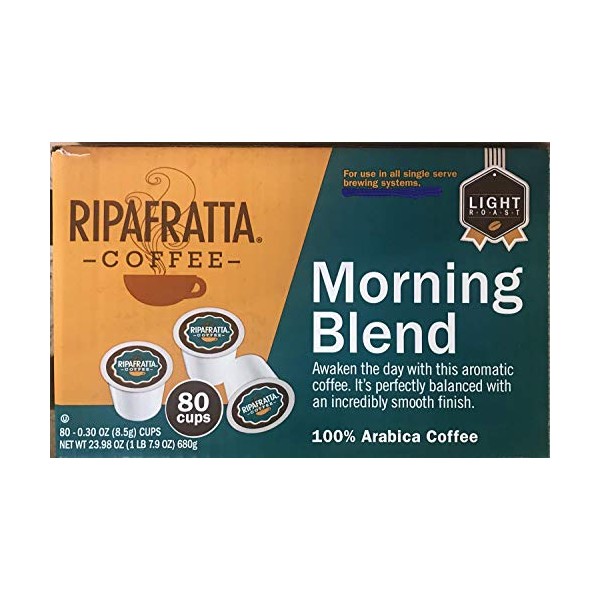 Ripafratta Morning Blend Coffee Single Serve 80 Count