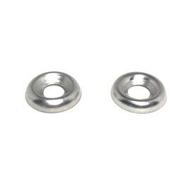 #8 Stainless Steel (316 Marine Grade Stainless) Finishing Washers Cup Washers Countersunk (100 Pieces)