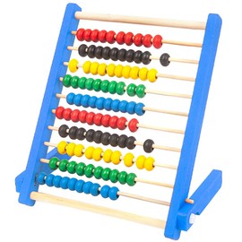Abacus, Wooden Abacus, Toys, Kids' Abacus, Mathematics, Mathematics, Educational Toys, Math Abacus, Puzzle Toy, Math Teaching Material, Addition and Subtraction, Elementary School, Kindergarten, Blue