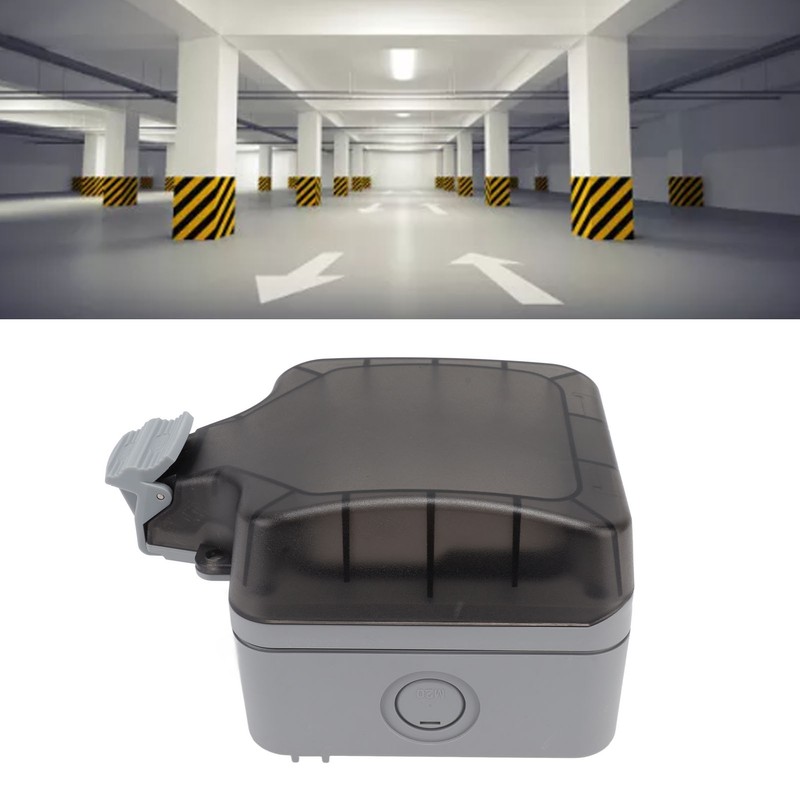 IP66 Outdoor Waterproof Switch Socket Box Surface Mounted Splashproof Dustproof