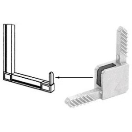 CRL-Sash White Square Storm Window Corner for CRL-Sash Square Cut Fabrication -