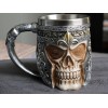 Tattva Tactical Skull Barrel Mug Rustic Medieval Feast 550ML Stainless