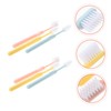 FOMIYES 6Pcs Extra Soft Toothbrushes for Adults with Protective Covers