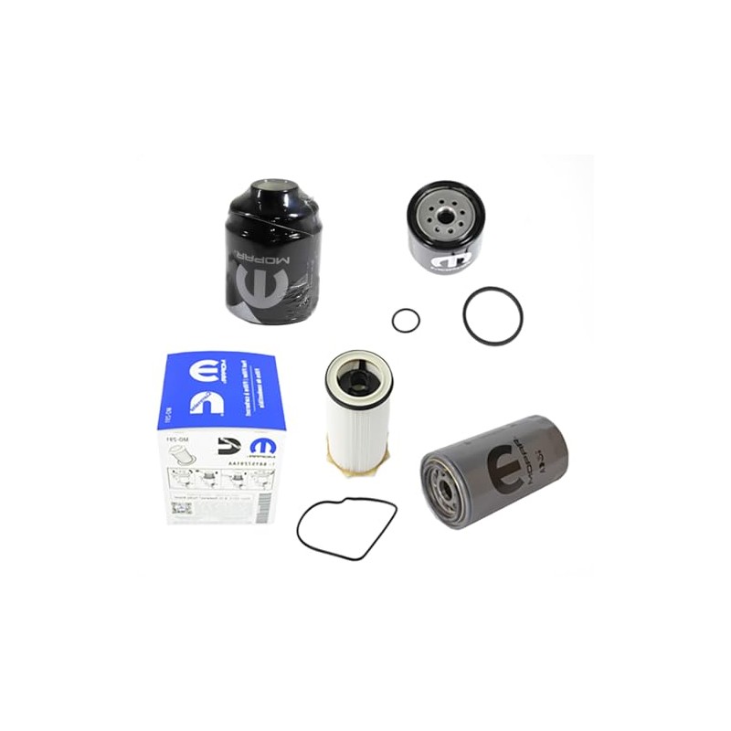 Mopar Genuine OEM Filters Bundle, Dodge Ram 6.7L Cummins Diesel