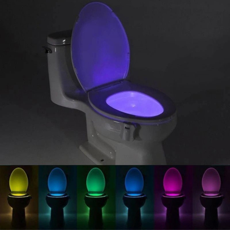 Glamified Toilet Motion Sensor Light, 16 Colors Changing Sensor LED