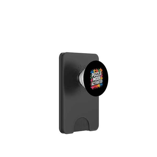 Puzzle Mode Activated Enthusiast Fun Design PopSockets PopWallet for MagSafe
