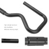 Ultralight Aluminium Alloy Folding Bicycle Bike Conversion P Handlebar 25.4x490mmblack