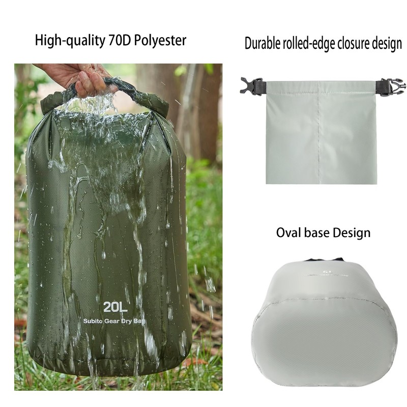 Ultralight Dry Bag Climbing Storage Bag for Camping Hiking Travel,