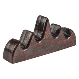 ZONADAH Calligraphy Brush Holder Rack Wood Brush Pen Stand 4 Slots Wooden Brush Pen Rest Mountain Shape Chinese Japanese Calligraphy Writing Ink Holder Rest for Beginners