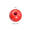 sourcing map 6Pcs Threaded Ball Knobs, M12 Female Thread Thermoset