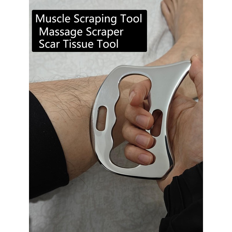 GYX COELE 3 in 1 Muscle Scraper Stainless Steel IASTM