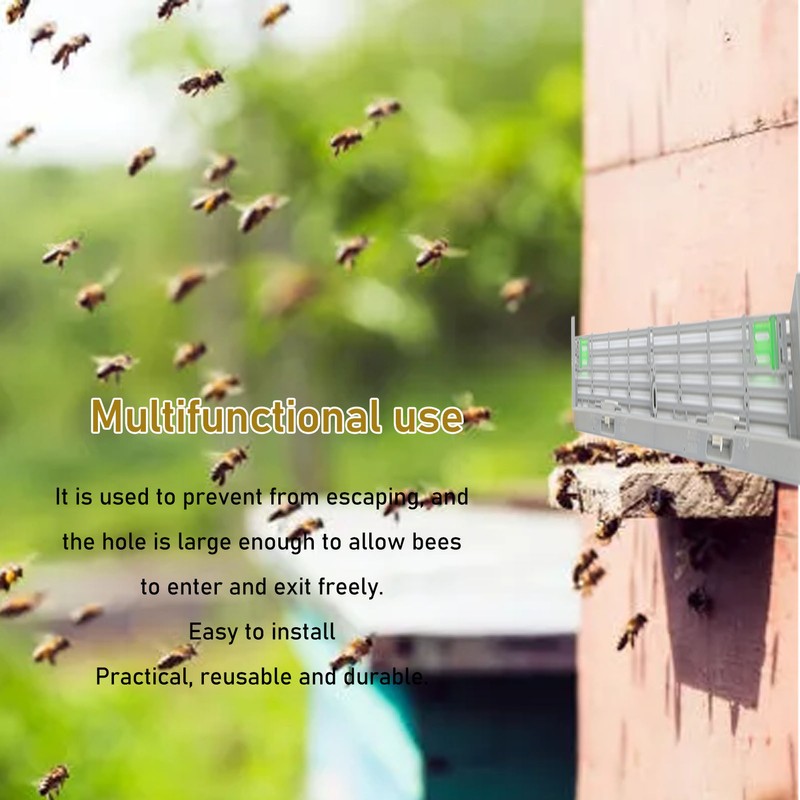 10 PCS Beehive Sliding Mouse Guards Free Regulation Reusable Plastic