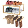 JAYOBGO Boot Hangers Hanging Shoe Rack Wall Mounted Floating Tall
