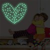 100Pcs Estrellas Fluorescente Pegatinas de Pared Techo Brillante en Oscuridad