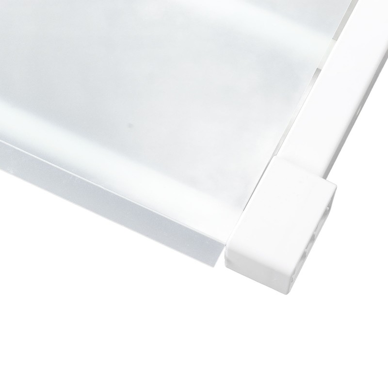 Tension Rod Shelf 14.2 Inch Width Nail Free Expandable Storage