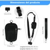 Correa para Celular con Cartera Desmontable Desmontable: Cordón Ajustable para