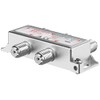 Axing SVE 40-01 4-Way SAT Splitter with DC Passage for