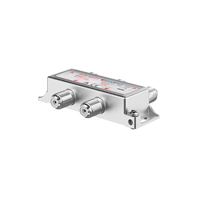 Axing SVE 40-01 4-Way SAT Splitter with DC Passage for