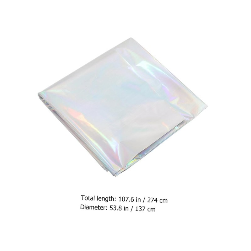 Ciieeo Table Cloths Iridescent Tablecloth for Decor Decorative Table Covers