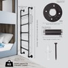 5-Rung Bunk Bed Ladder, 5.4×1.5FTFT Wall Mount Basement Window Well
