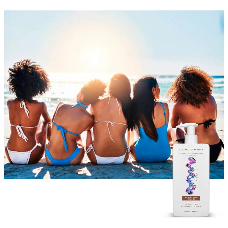 Champú De Coco Y Vainilla Con Ingredientes Naturales | Para