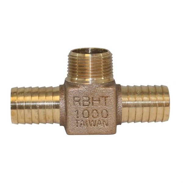 Merrill Mfg No lead brass hydrant tees (1 in. x
