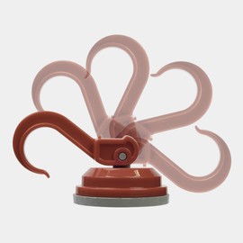 Zeal Suction Hooks, Red, Large